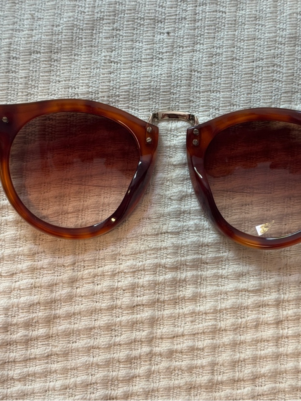 Emilio Pucci EP25 Multicolor Stripe Acetate Silver Sunglasses Frames Italy - Picture 7 of 10